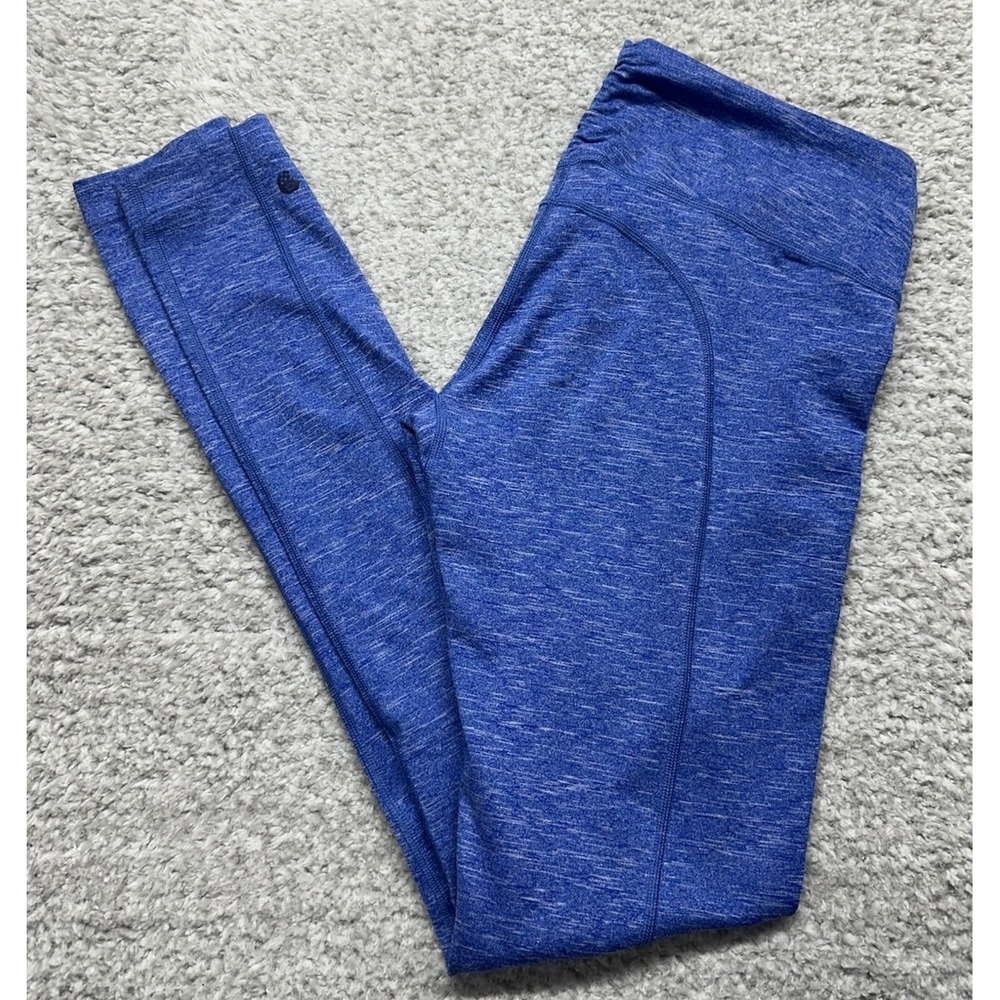 Mountain Hardwear Leggings Pants Gym Work Out‎ Yoga Royal Blue Womens Size SP